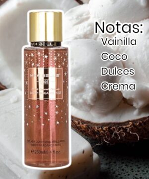 Shimmer Mist Max Belle - Coco & Vainilla Splash Glitter