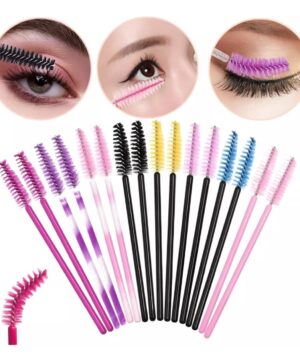 Pack 50 Cepillos Cejas y Pestañas Desechables
