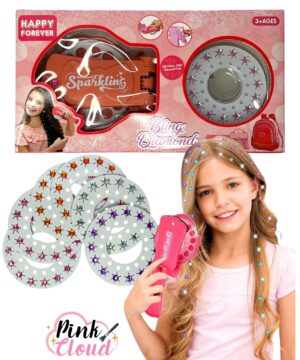 Bling Bling🌟 Maquina Con 80 Gemas para Aplicar Brillitos donde desees💓 Cabello, Ropa y Cualquier Superficie Plana💫