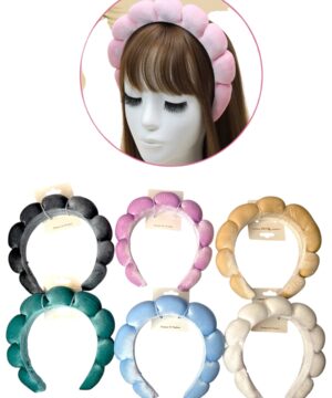 Cintillo Diadema Terciopelo Skincare Maquillaje