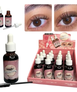 Serum Pestañas y Cejas Fortalecedor Crecimiento a base de Ricino Max Belle