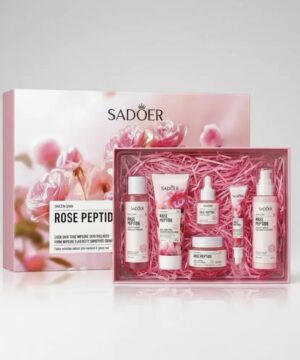 Set Skincare 6 Piezas Rose Peptide Hidratante Sadoer
