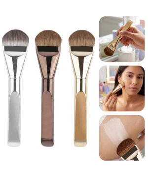Brocha Para Base Lengua De Gato Metalizada