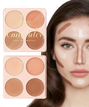 Paleta 4 Tonos Corrector Contorno Bronzer En Crema Ushas